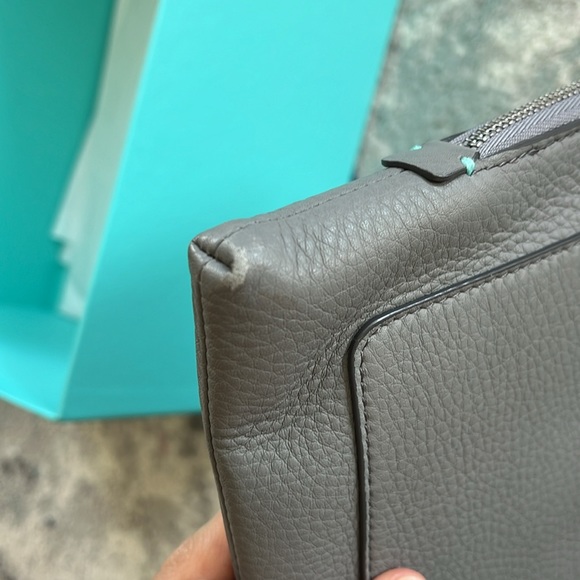 Tiffany & Co leather zip clutch - Picture 9 of 9